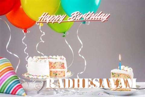 Happy Birthday Cake for Radhesayam