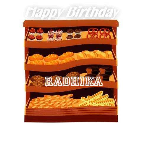 Happy Birthday Cake for Radhika