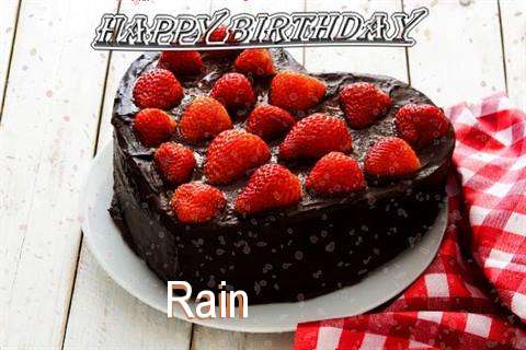 Rain Birthday Celebration