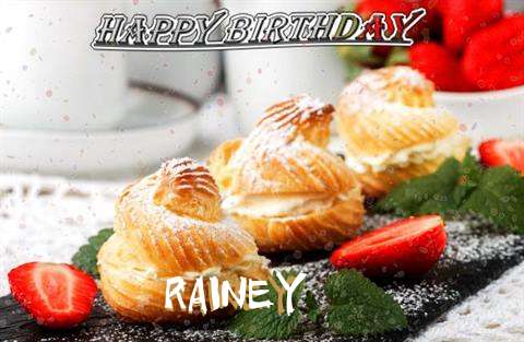 Happy Birthday Rainey Cake Image