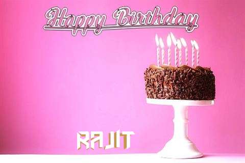 Happy Birthday Cake for Rajit
