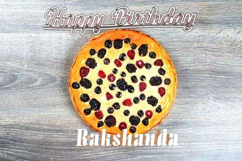 Happy Birthday Cake for Rakshanda