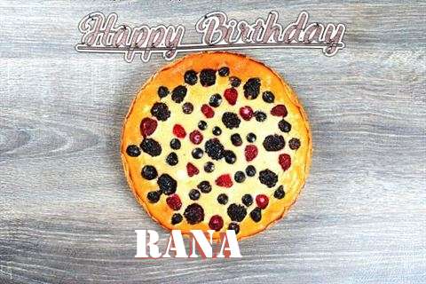 Happy Birthday Cake for Rana