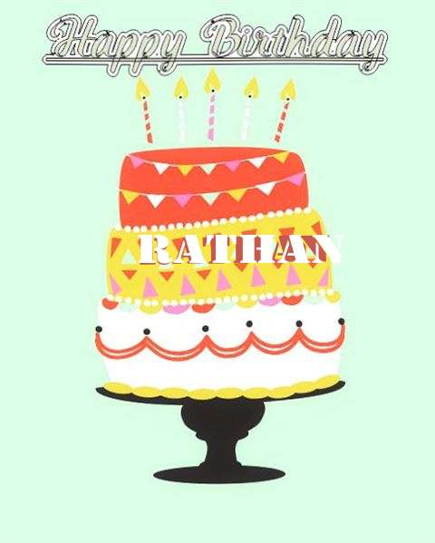 Happy Birthday Rathan Cake Image