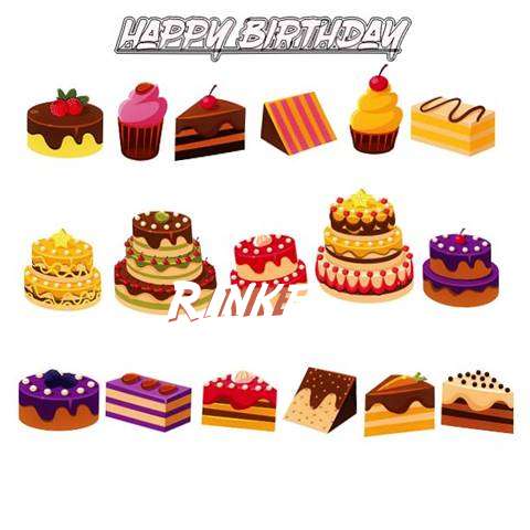 Happy Birthday Rinke Cake Image
