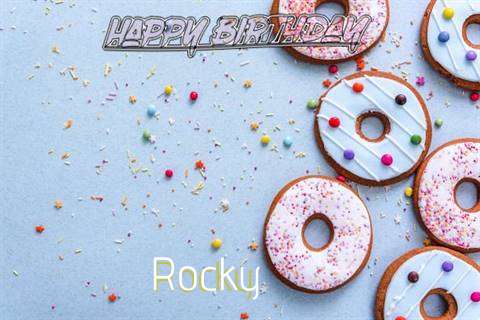 Happy Birthday Rocky Cake Image