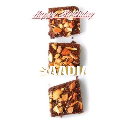 Happy Birthday Cake for Saadia