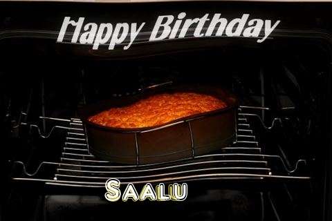 Happy Birthday Saalu Cake Image