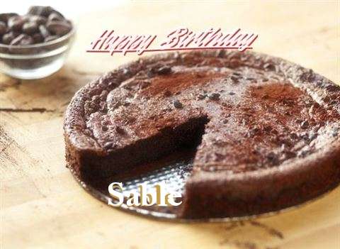 Happy Birthday Cake for Sable