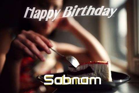 Happy Birthday Wishes for Sabnam