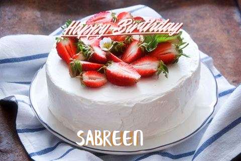 Happy Birthday Cake for Sabreen