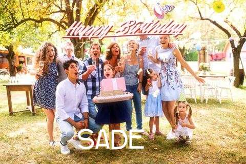 Happy Birthday Cake for Sade