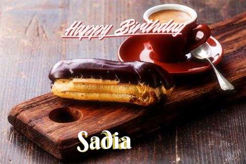 Happy Birthday Sadia Cake Image