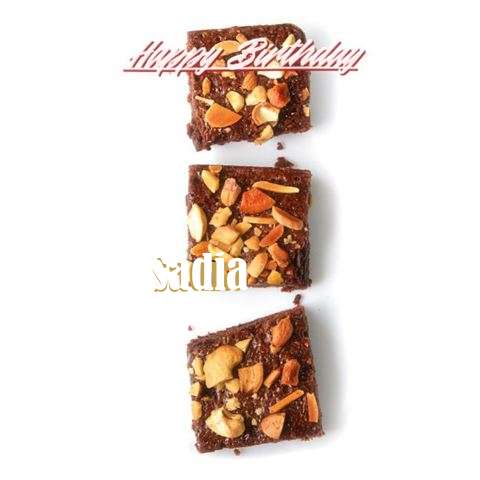 Happy Birthday Cake for Sadia