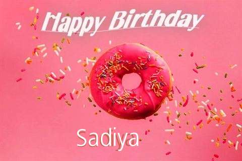 Happy Birthday Cake for Sadiya
