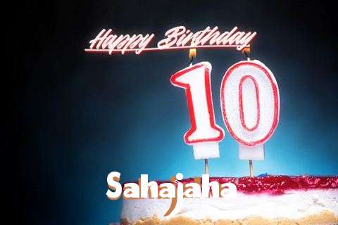 Happy Birthday Cake for Sahajaha