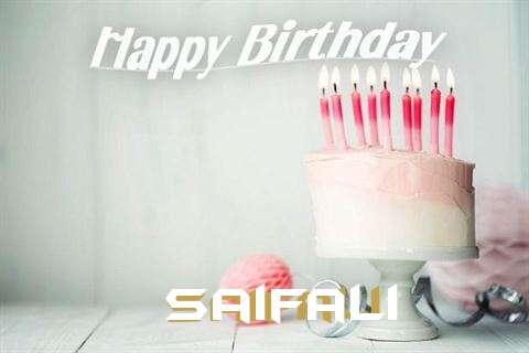 Happy Birthday Saifali Cake Image