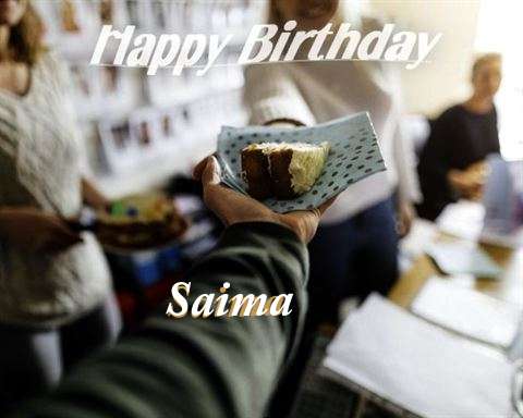 Birthday Wishes with Images of Saima
