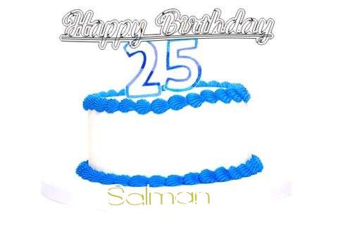 Happy Birthday Salman Cake Image