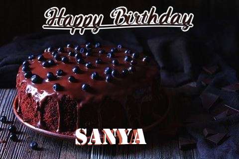 Happy Birthday Cake for Sanya