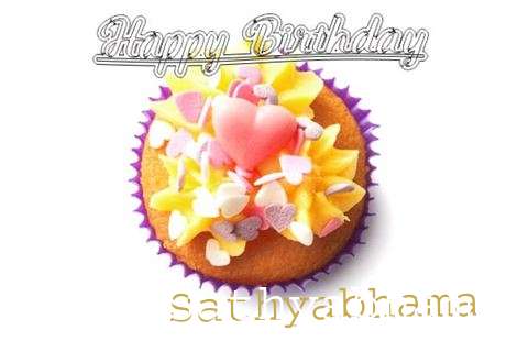 Happy Birthday Sathyabhama Cake Image