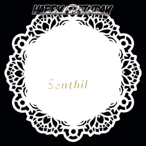 Happy Birthday Senthil Cake Image