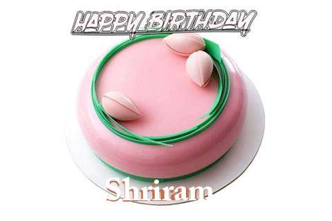 Happy Birthday Cake for Shriram