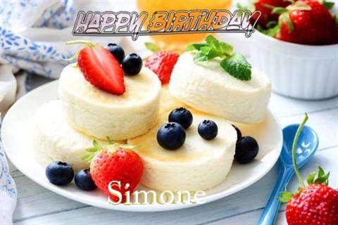 Happy Birthday Wishes for Simone