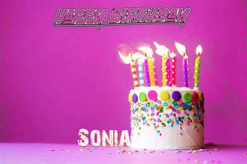 Birthday Wishes with Images of Sonia