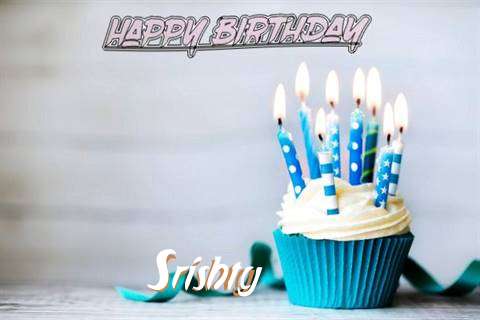 Happy Birthday Srishty Cake Image