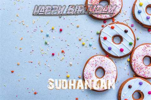 Happy Birthday Sudhangan Cake Image