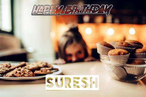 Happy Birthday Suresh Cake Image