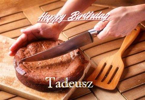 Happy Birthday Tadeusz Cake Image