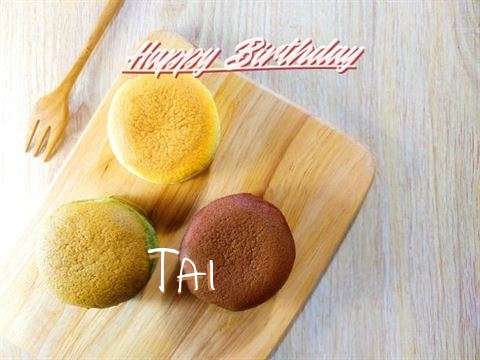 Happy Birthday Tai Cake Image