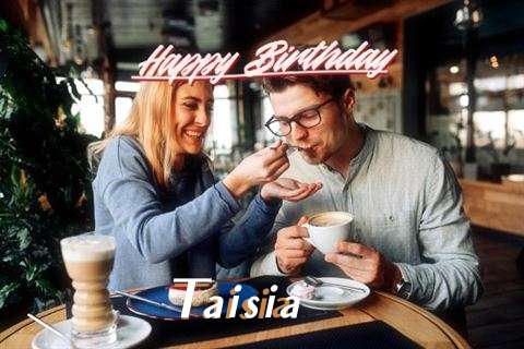 Happy Birthday Taisia Cake Image