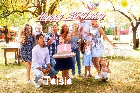 Happy Birthday Cake for Taisia
