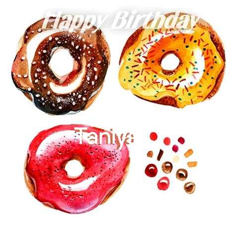 Happy Birthday Cake for Taniya