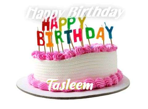 Happy Birthday Cake for Tasleem