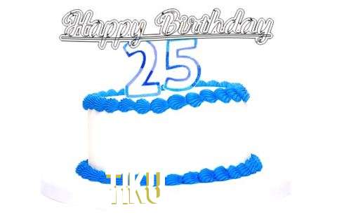 Happy Birthday Tiku Cake Image