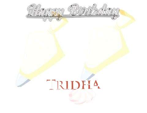 Birthday Wishes with Images of Tridha