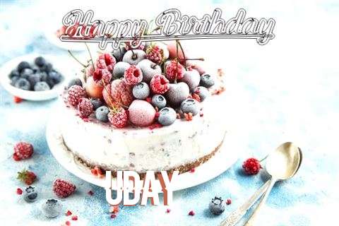 Happy Birthday Cake for Uday