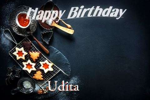 Happy Birthday Udita Cake Image