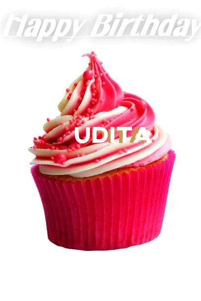 Happy Birthday Cake for Udita