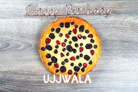 Happy Birthday Cake for Ujjwala