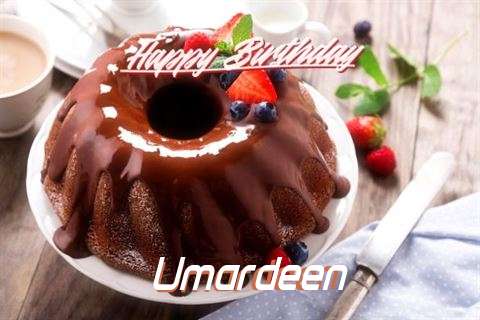 Happy Birthday Wishes for Umardeen