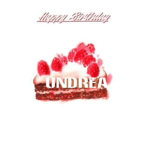 Birthday Wishes with Images of Undrea