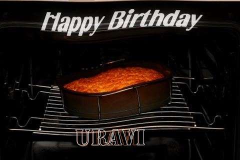 Happy Birthday Uravi Cake Image