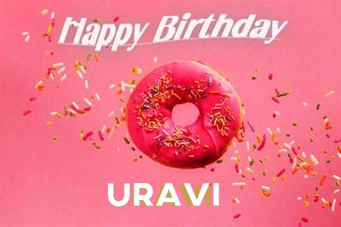 Happy Birthday Cake for Uravi
