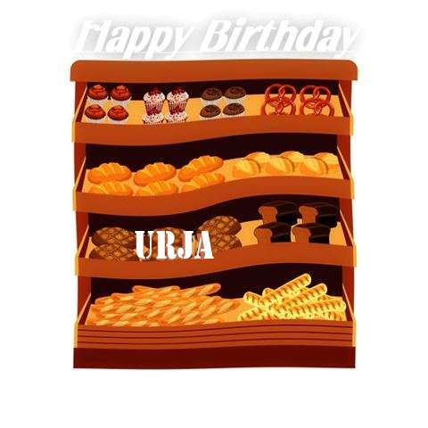 Happy Birthday Cake for Urja