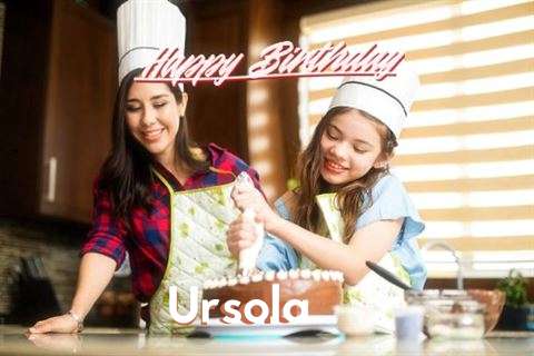 Birthday Wishes with Images of Ursola
